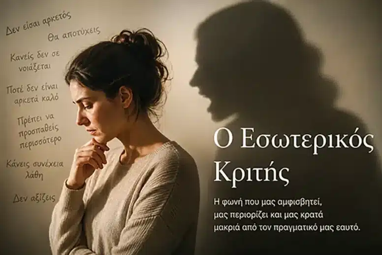Ο Εσωτερικός Κριτής και η εσωτερική αυστηρότητα που δημιουργείται από την παιδική ηλικία